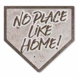 No Place Like Home Plate Baseball - Magnet