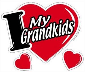 I Love My Grandkids - Magnet at Sticker Shoppe