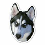 Siberian Husky Dog Head - Magnet