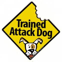 Trained Attack Dog - Magnet