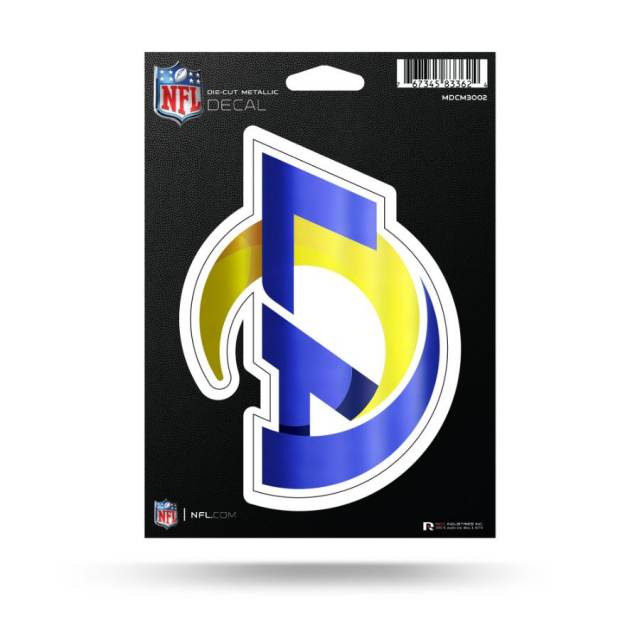 Los Angeles Rams Metallic Chrome Decal