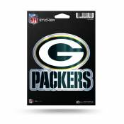 Green Bay Packers - Metallic Die Cut Vinyl Sticker