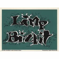 Limp Bizkit Teal Logo - Vinyl Sticker