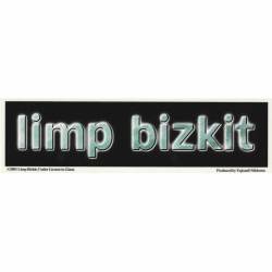 Limp Bizkit Black & Teal Logo - Vinyl Sticker