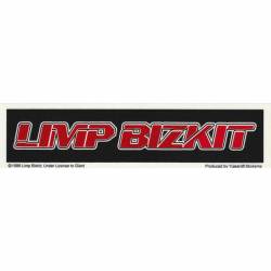 Limp Bizkit Black & Red Logo - Vinyl Sticker