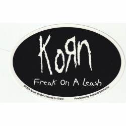 Korn Freak On A Leash Logo - Vinyl Sticker