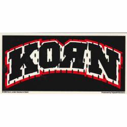 Korn Jersey Logo - Vinyl Sticker