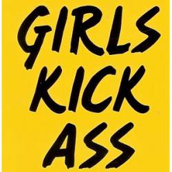 Girls Kick Ass - Sticker