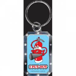 I Put Out Firefighter - Metal Key Chain