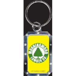 Morningwood Lumber Company - Metal Key Chain