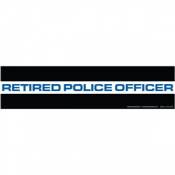 Retired Police Officer - Bumper Magnet