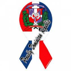 Proudly Dominican Republic - Ribbon Magnet