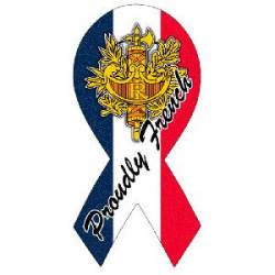 Proudly French - Ribbon Magnet