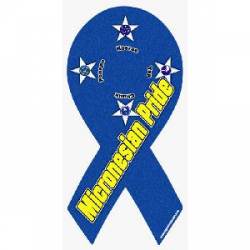 Micronesian Pride - Ribbon Magnet