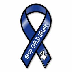 Stop Child Abuse - Ribbon Magnet