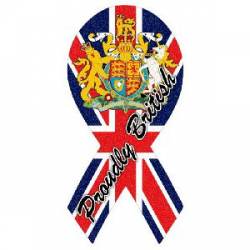 Proudly British - Flag Ribbon Magnet