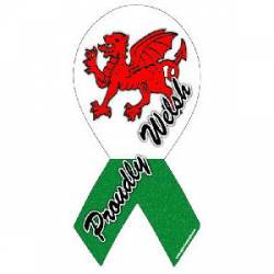 Proudly Welsh - Ribbon Magnet