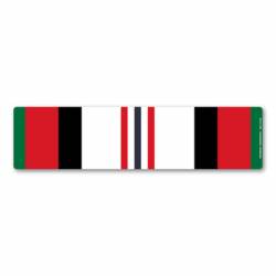 Afghanistan War Service Ribbon Bar - Magnet