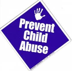 Prevent Child Abuse - Diamond Magnet