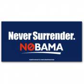 Never Surrender NOBAMA - Bumper Sticker