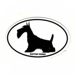 Scottish Terrier - Oval Magnet
