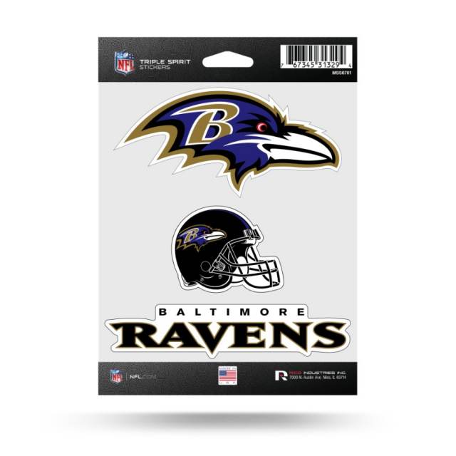 Baltimore Ravens Helmet - Sticker at Sticker Shoppe