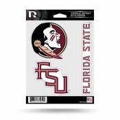 Florida State University Seminoles - Sheet Of 3 Triple Spirit Stickers