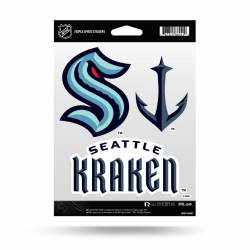 Seattle Kraken - Sheet Of 3 Triple Spirit Stickers