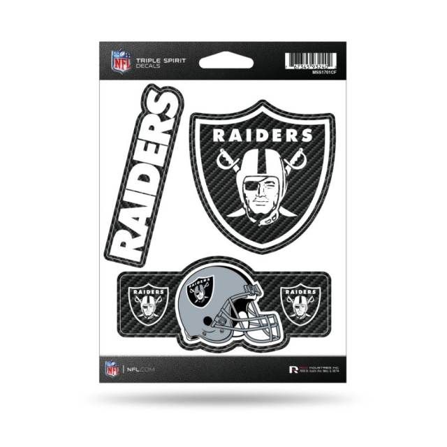 Las Vegas Raiders 5x7 Multi Pack Decal Sheet