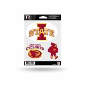 Iowa State University Cyclones - Sheet Of 3 Triple Spirit Stickers