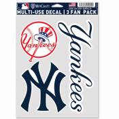 NEW YORK YANKEES Cursive Logo Die Cut Vinyl Decal Sticker