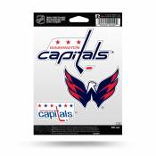 Washington Capitals - Sheet Of 3 Triple Spirit Stickers