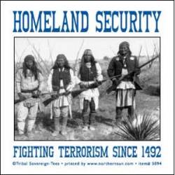 Native Americans Fighting Terrorism Since 1492 - Square Sticker