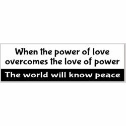 Power Of Love Jimi Hendrix - Bumper Sticker