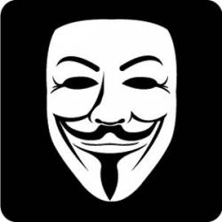 Guy Fawkes - Square Sticker