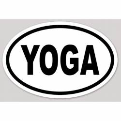 Yoga  - Oval Sticker