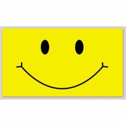 Smiley Face - Rectangle Sticker