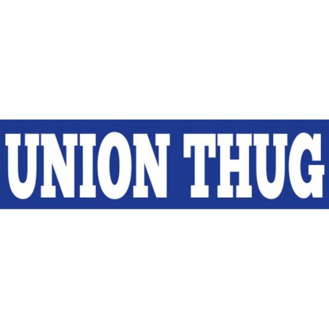 Original Union Thug Sticker (Bumper) Bumper Sticker