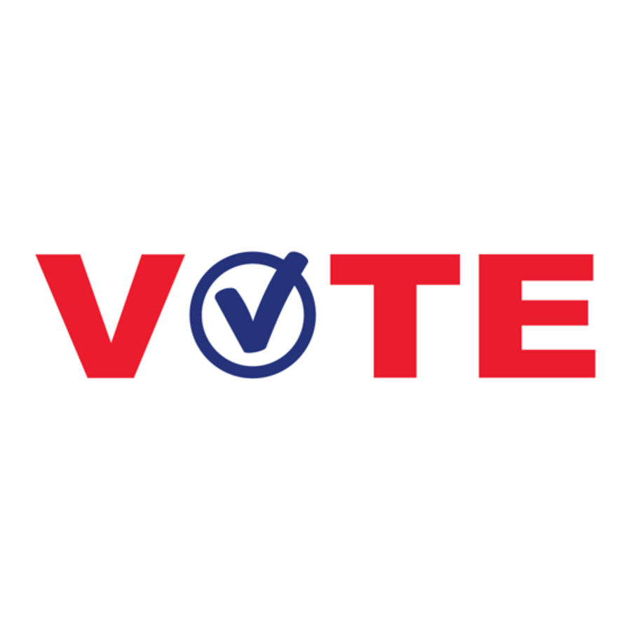 VOTE With Check Mark - Bumper Sticker at Sticker Shoppe