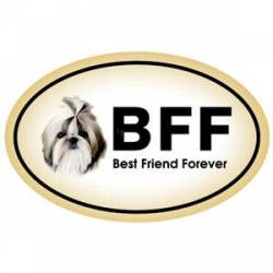 Shih Tzu BFF - Oval Magnet