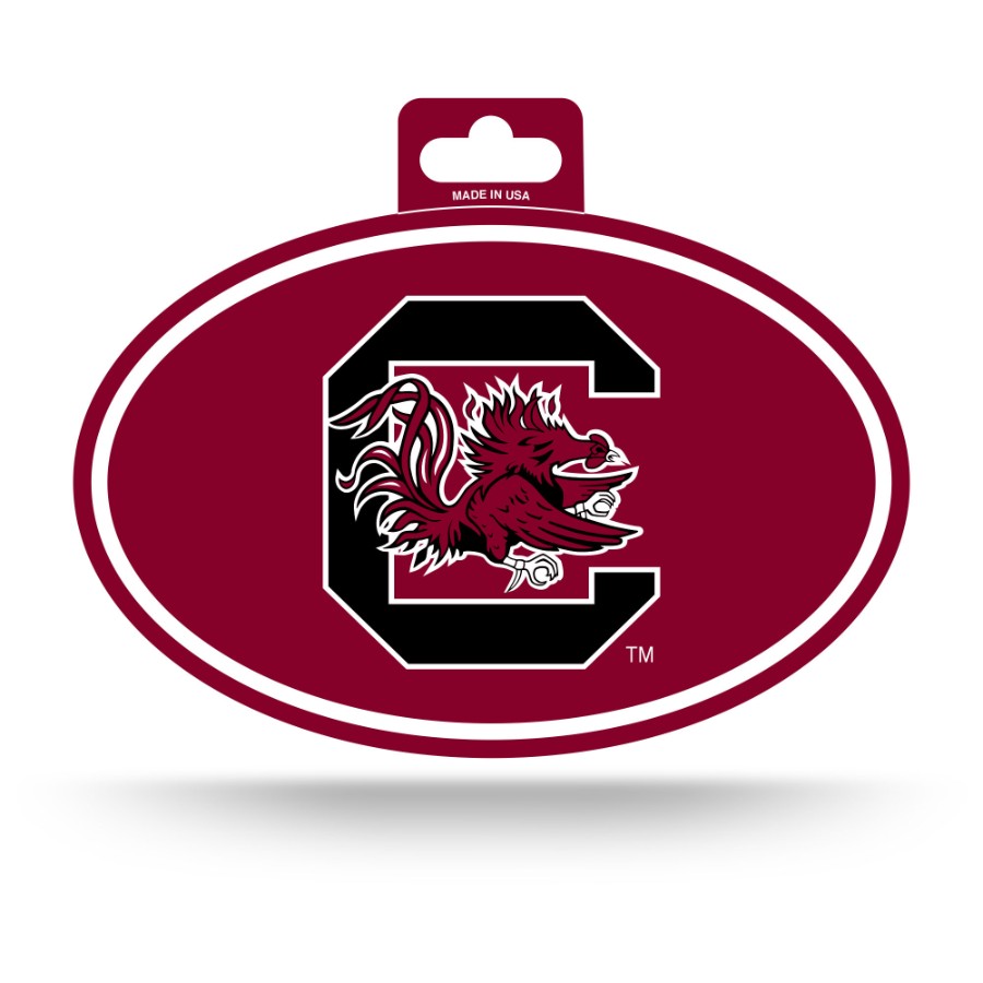 University Of South Carolina Gamecocks Full Color Oval Sticker At Sticker Shoppe 