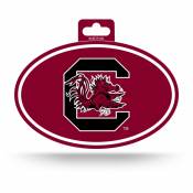 University Of South Carolina Gamecocks - Full Color Oval Sticker