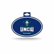 University Of North Carolina Wilmington Seahawks - Full Color Oval Sticker