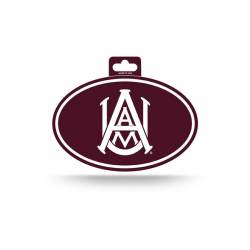 Alabama A&M University Bulldogs - Full Color Oval Sticker