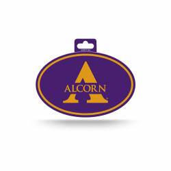 Alcorn State University Braves - Full Color Oval Sticker