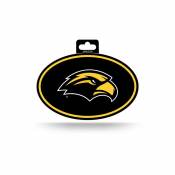 University Of Southern Mississippi Golden Eagles - Full Color Oval Sticker