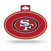 San Francisco 49ers - Full Color Oval Sticker