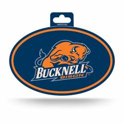 Bucknell University Bison - Full Color Oval Sticker