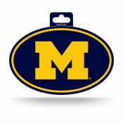 University Of Michigan Wolverines - Full Color Oval Sticker