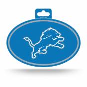 Detroit Lions - Full Color Oval Sticker